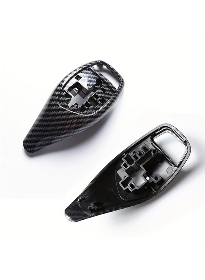 Carbon Fiber Pattern Short Shift Lever Cover For BMW 3 4 5 6 Series X3 X4 - Image 5